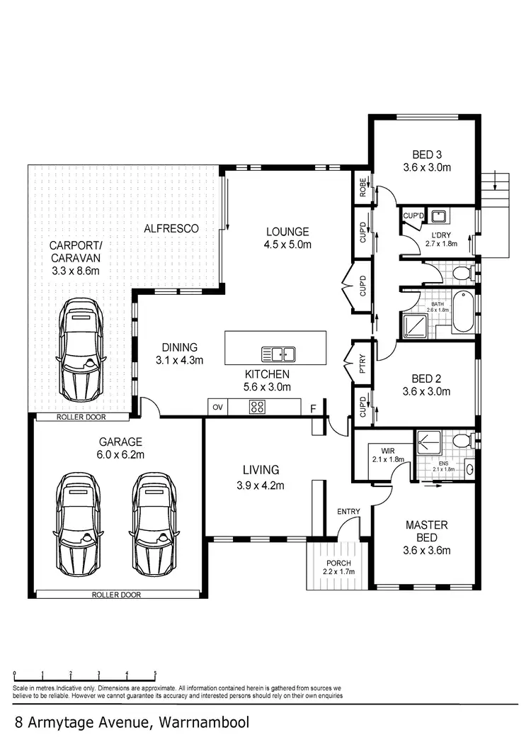 Floorplan of Homely house listing, 8 Armytage Avenue, Dennington VIC 3280