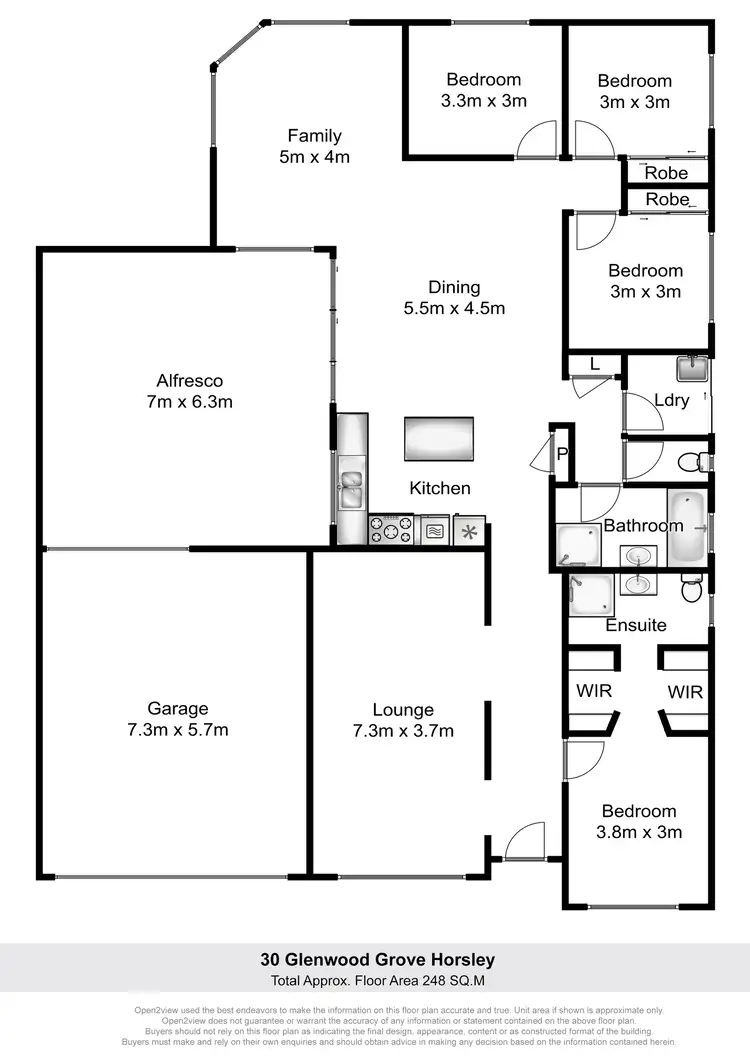 Floorplan of Homely house listing, 30 Glenwood Grove, Horsley NSW 2530