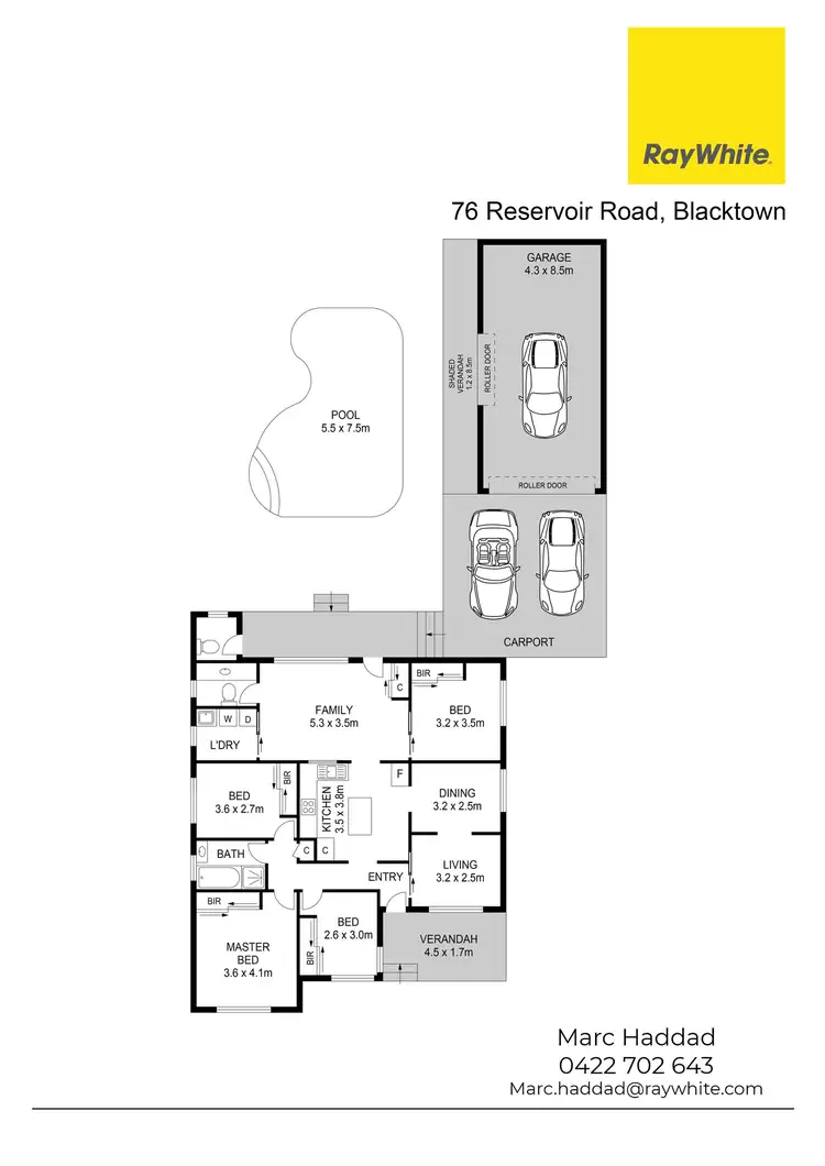Floorplan of Homely house listing, 76 Reservoir Road, Blacktown NSW 2148