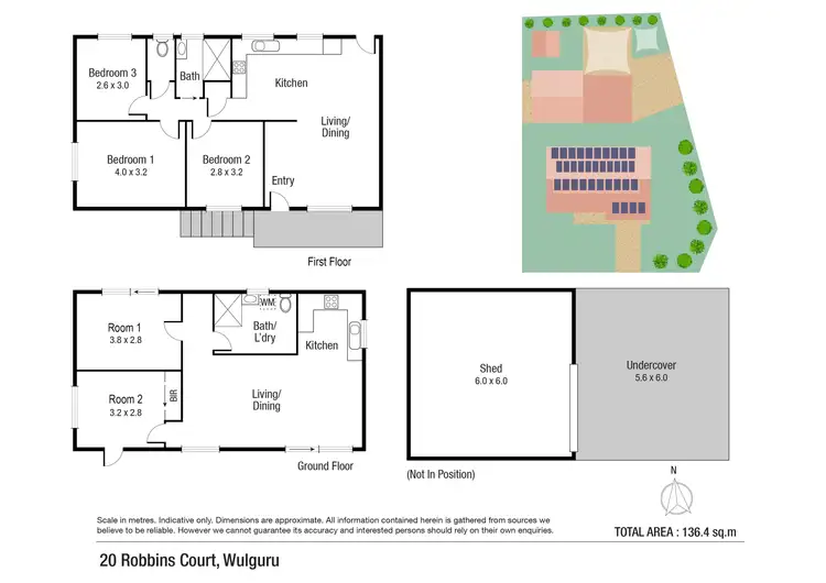 Floorplan of Homely house listing, 20 Robbins Court, Wulguru QLD 4811