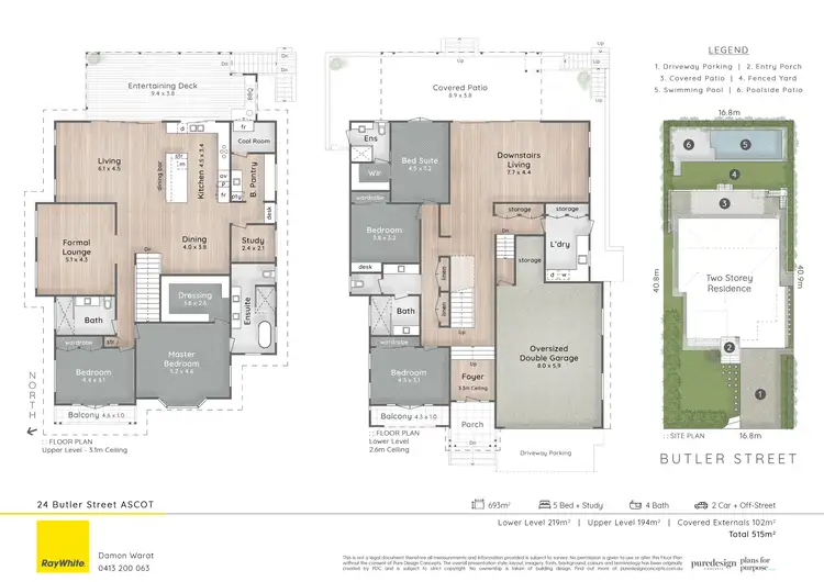 Floorplan of Homely house listing, 24 Butler Street, Ascot QLD 4007