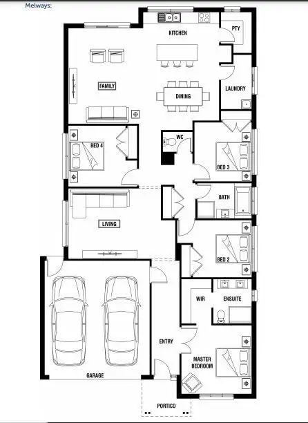 Floorplan of Homely house listing, 19 Lyric Drive, Mambourin VIC 3024