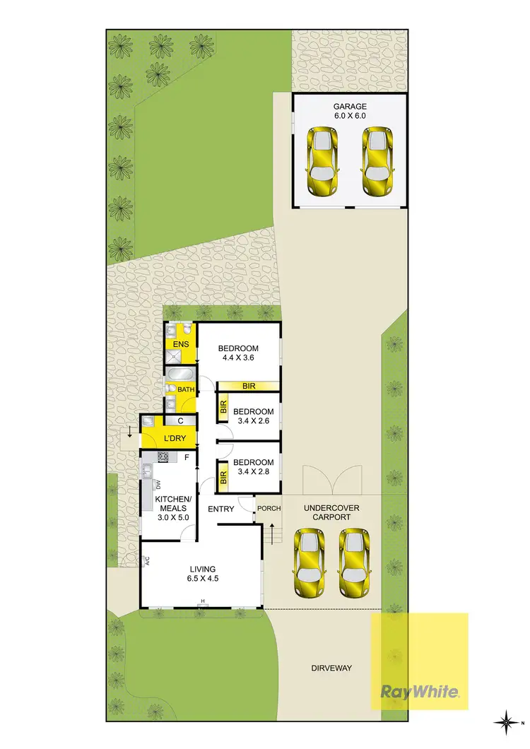 Floorplan of Homely house listing, 84 Moruya Drive, Grovedale VIC 3216