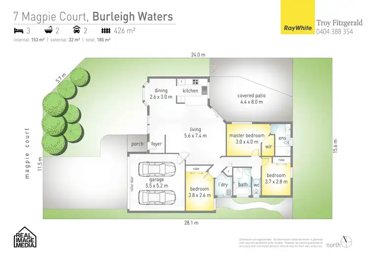 Floorplan of Homely house listing, 7 Magpie Court, Burleigh Waters QLD 4220