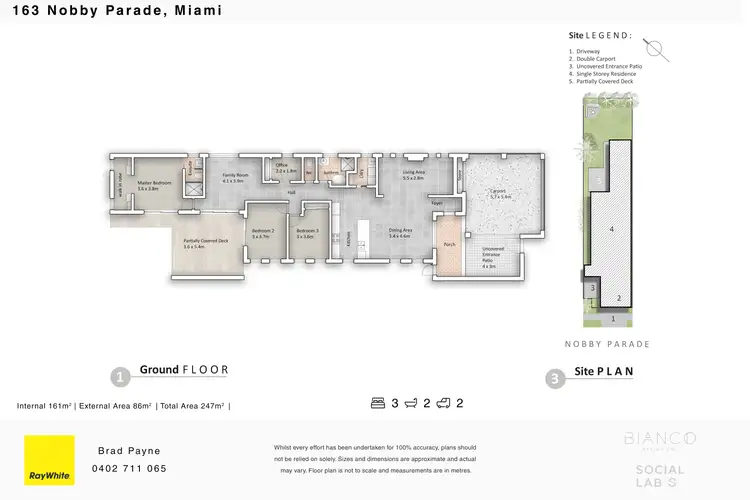 Floorplan of Homely house listing, 163 Nobby Parade, Miami QLD 4220
