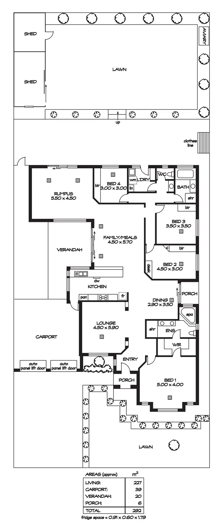 Floorplan of Homely house listing, 4 Vine Parade, Munno Para West SA 5115