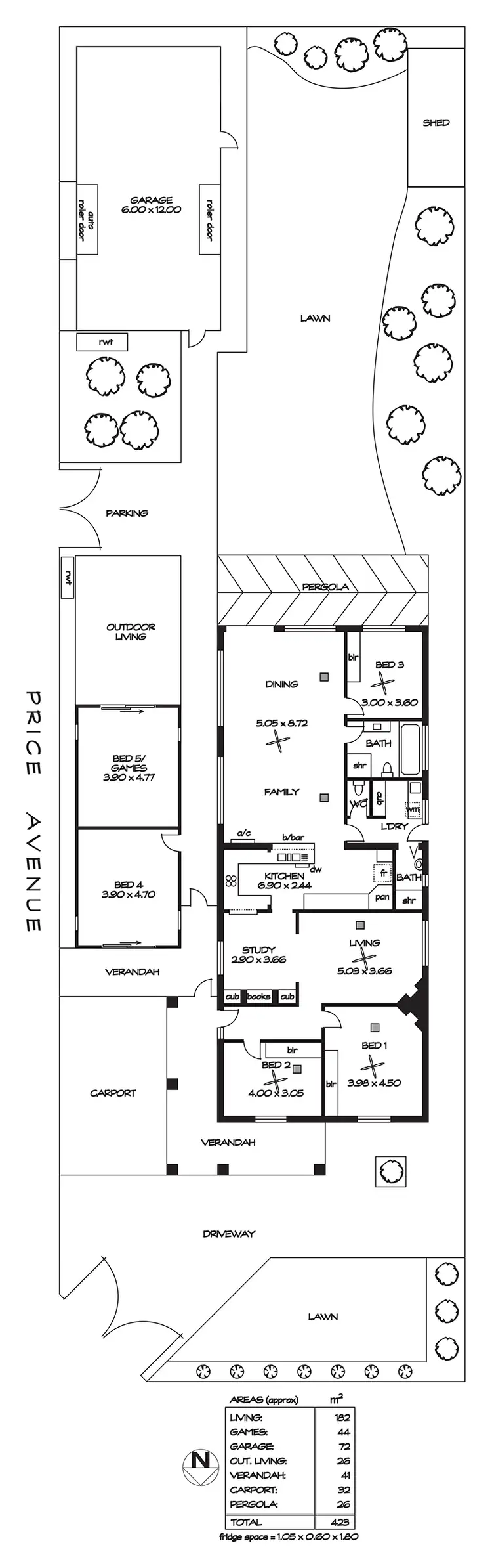 Floorplan of Homely house listing, 22 Stonehaven Street, Pennington SA 5013