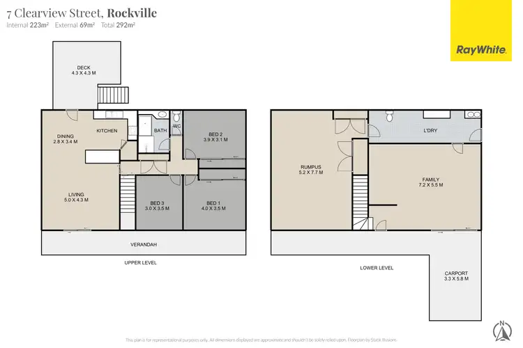 Floorplan of Homely house listing, 7 Clearview Street, Rockville QLD 4350