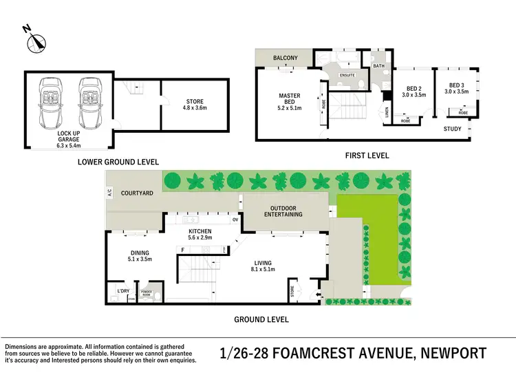Floorplan of Homely house listing, 1/26-28/Foamcrest Foamcrest Avenue, Newport NSW 2106
