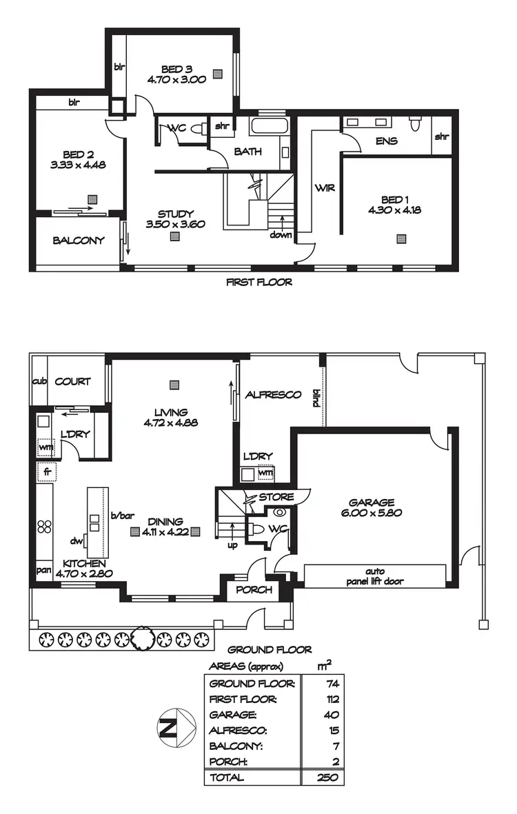 Floorplan of Homely house listing, 4 North Parkway, Lightsview SA 5085
