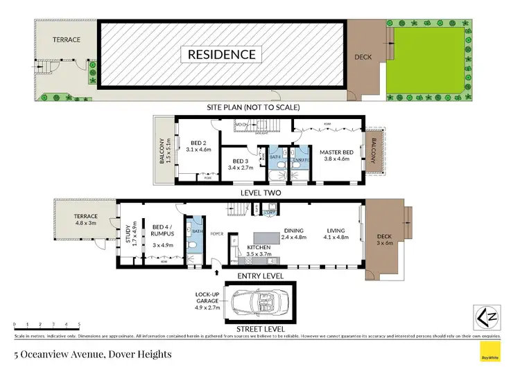 Floorplan of Homely house listing, 5 Oceanview Avenue, Dover Heights NSW 2030