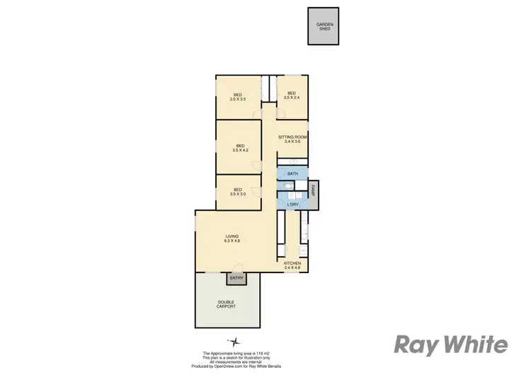 Floorplan of Homely house listing, 28 William Street South, Benalla VIC 3672