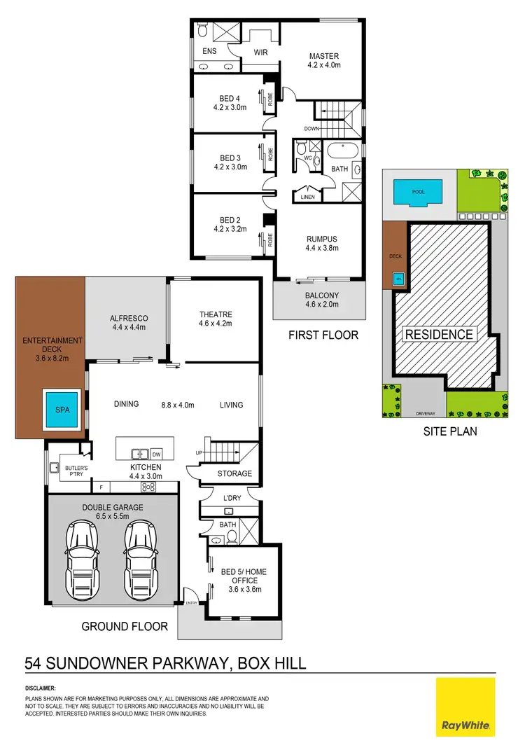 Floorplan of Homely house listing, 54 Sundowner Parkway, Gables, Box Hill NSW 2765