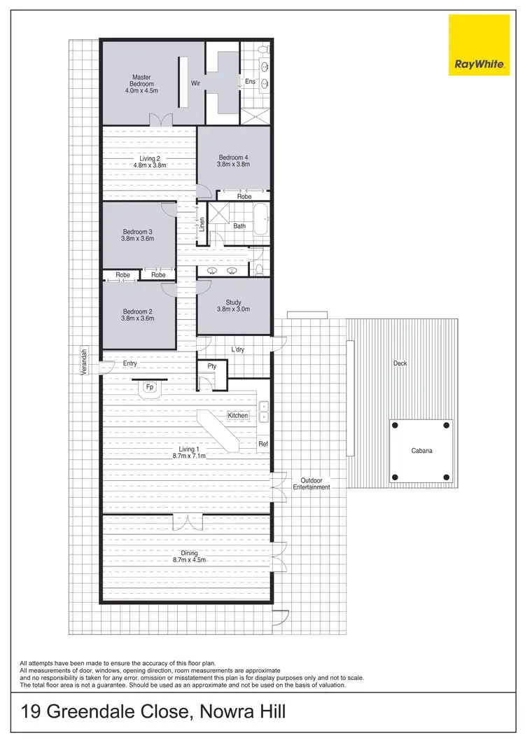 Floorplan of Homely house listing, 19 Greendale Close, Nowra Hill NSW 2540