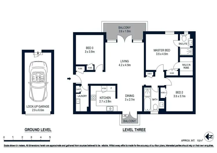 Floorplan of Homely apartment listing, 12/2 Woonona Avenue, Wahroonga NSW 2076