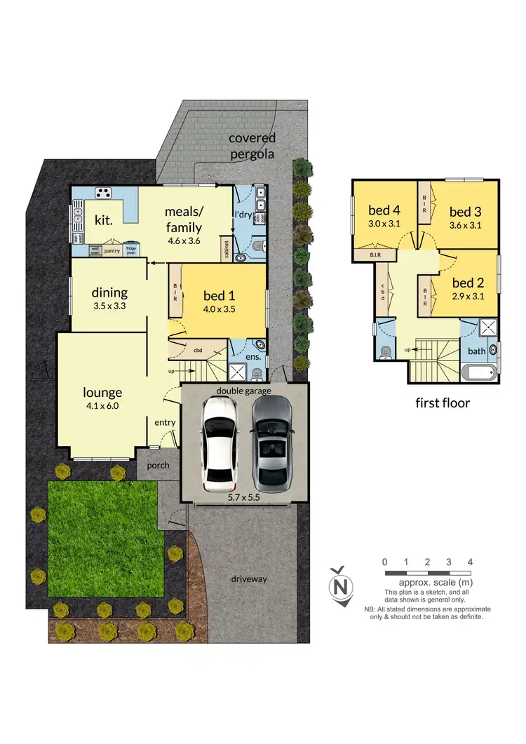 Floorplan of Homely townhouse listing, 1/4 Hinkler Road, Glen Waverley VIC 3150