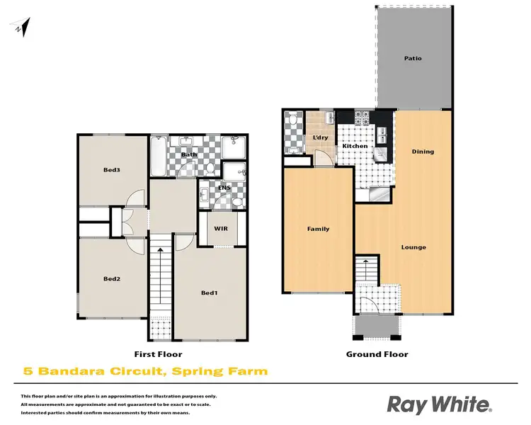 Floorplan of Homely house listing, 5 Bandara Circuit, Spring Farm NSW 2570