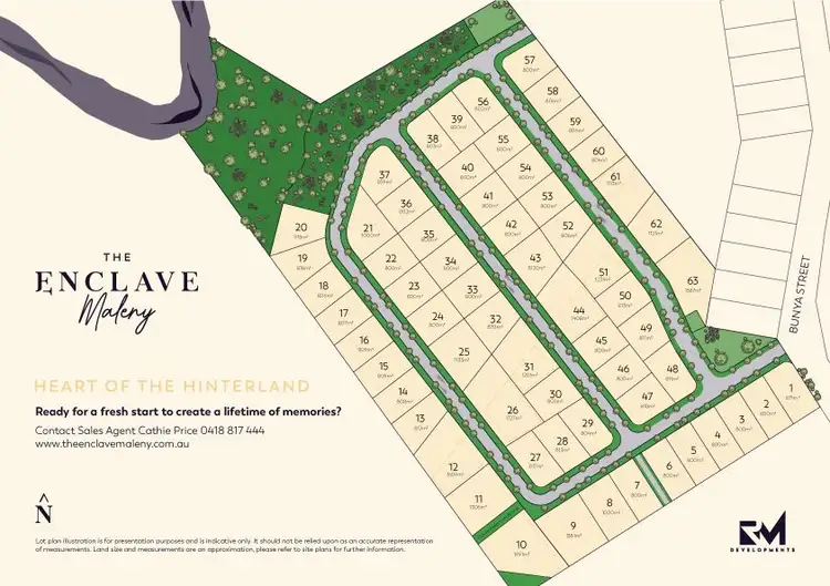 Floorplan of Homely land listing, The Enclave, Maleny QLD 4552