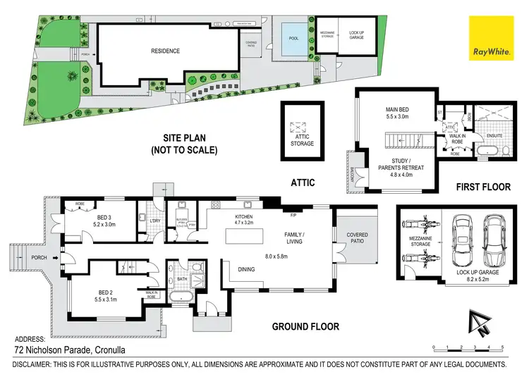 Floorplan of Homely house listing, 72 Nicholson Parade, Cronulla NSW 2230