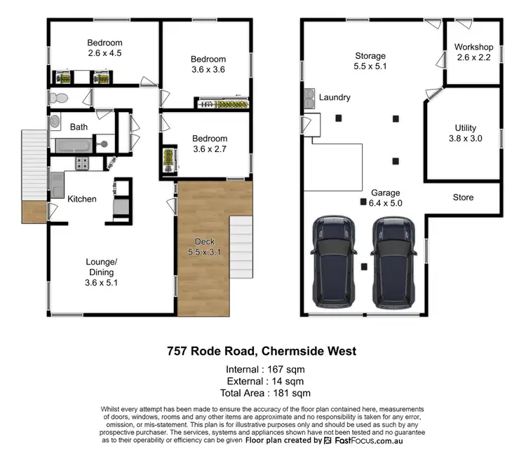 Floorplan of Homely house listing, 757 Rode Road, Chermside West QLD 4032