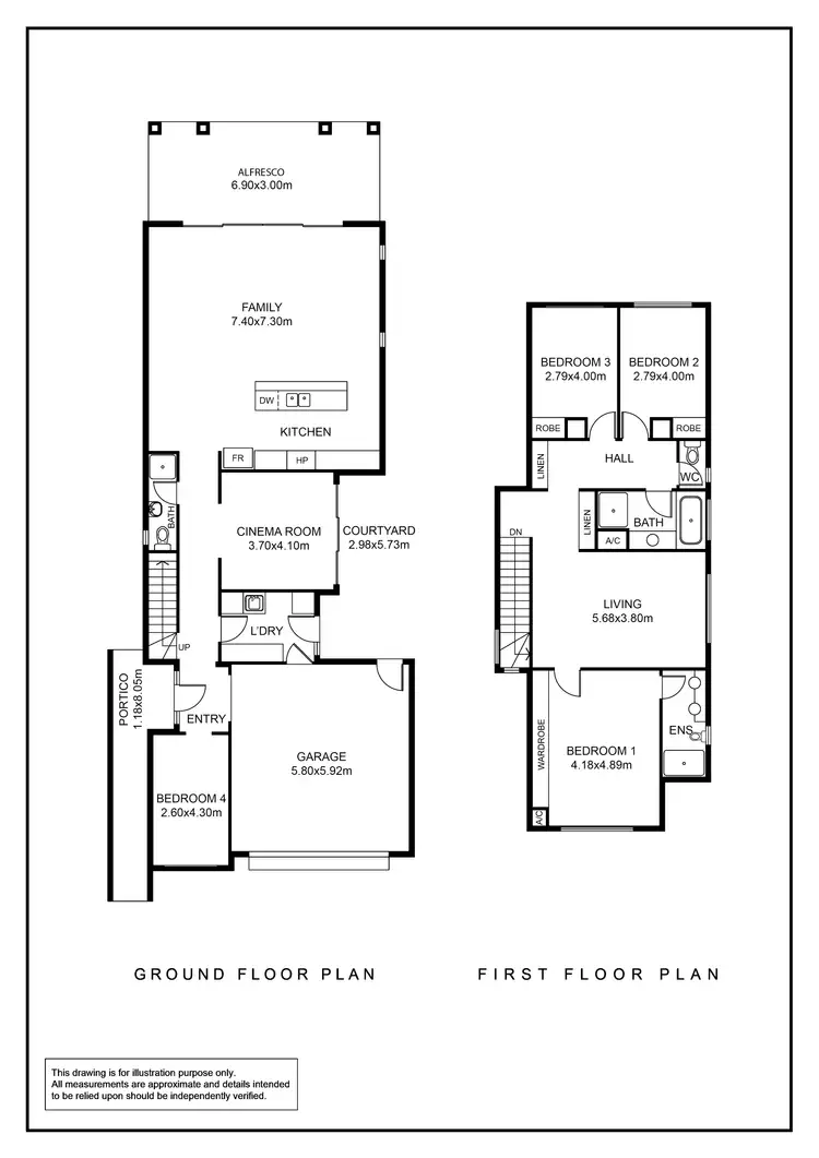 Floorplan of Homely house listing, 6A Catalina Street, Henley Beach South SA 5022