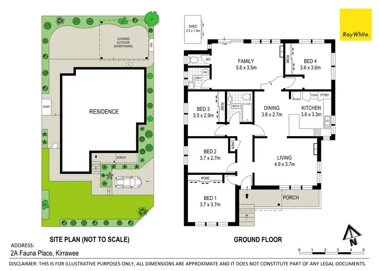 Floorplan of Homely house listing, 2a Fauna Place, Kirrawee NSW 2232