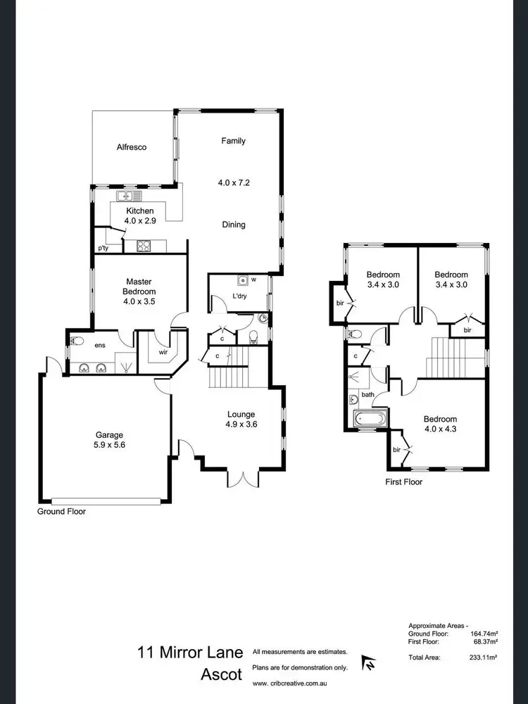 Floorplan of Homely house listing, 11 Mirror Lane, Ascot WA 6104