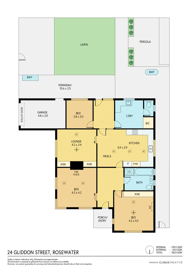 Floorplan of Homely house listing, 24 Gliddon Street, Rosewater SA 5013