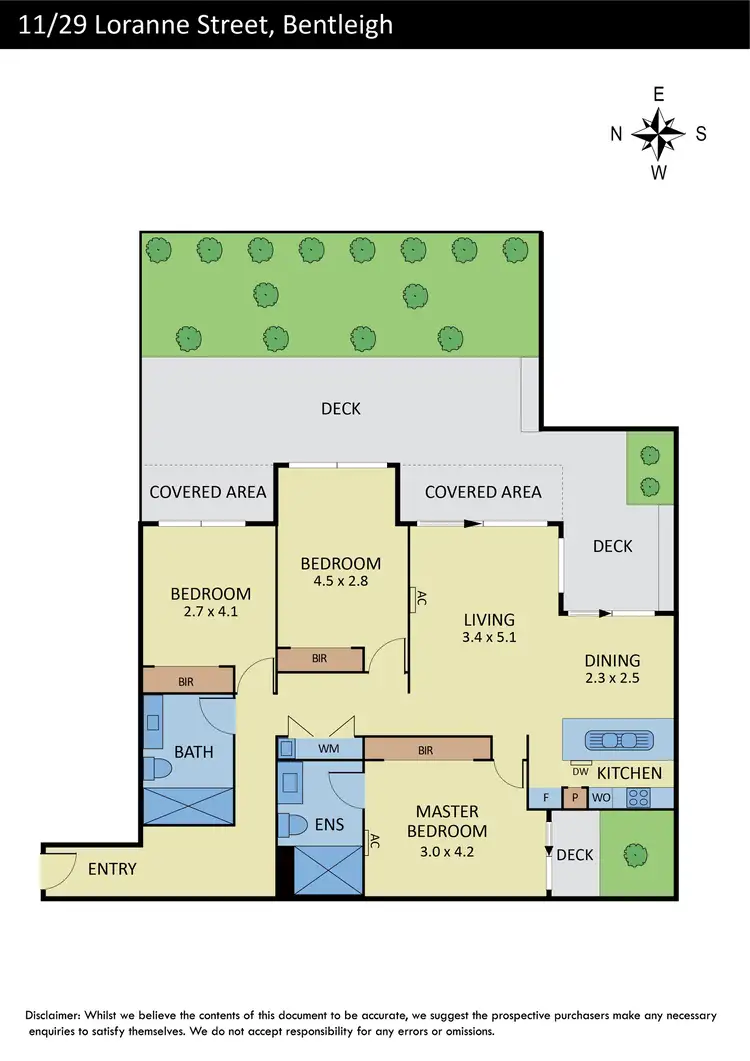 Floorplan of Homely apartment listing, 11/29 Loranne Street, Bentleigh VIC 3204