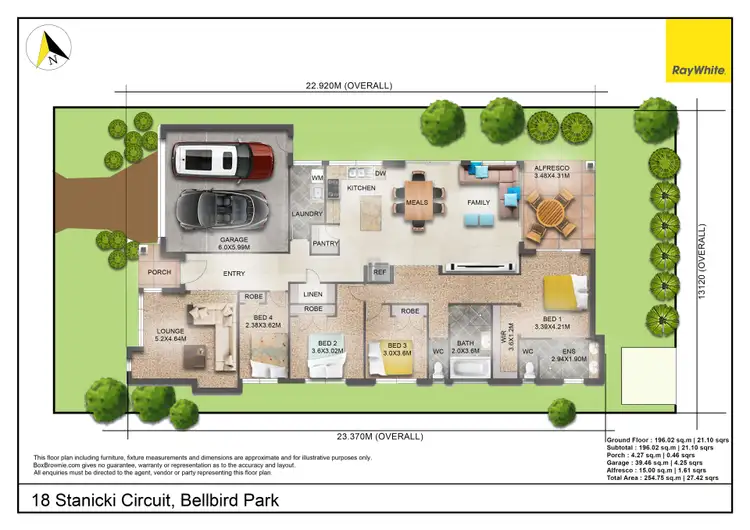 Floorplan of Homely house listing, 18 Stanicki Circuit, Bellbird Park QLD 4300