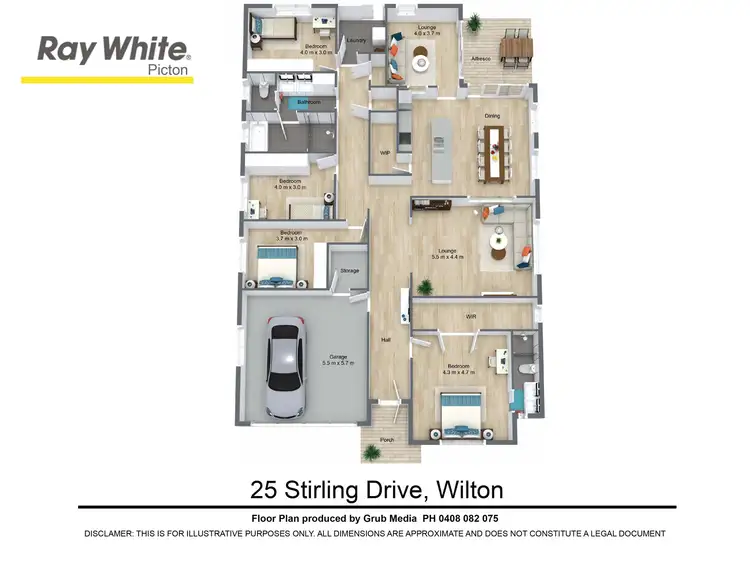 Floorplan of Homely house listing, 25 Stirling Drive, Wilton NSW 2571