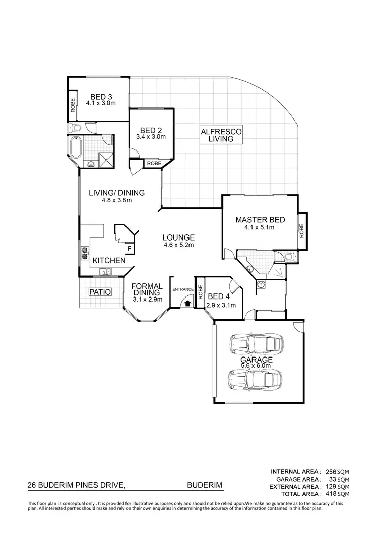 Floorplan of Homely house listing, 26 Buderim Pines Drive, Buderim QLD 4556