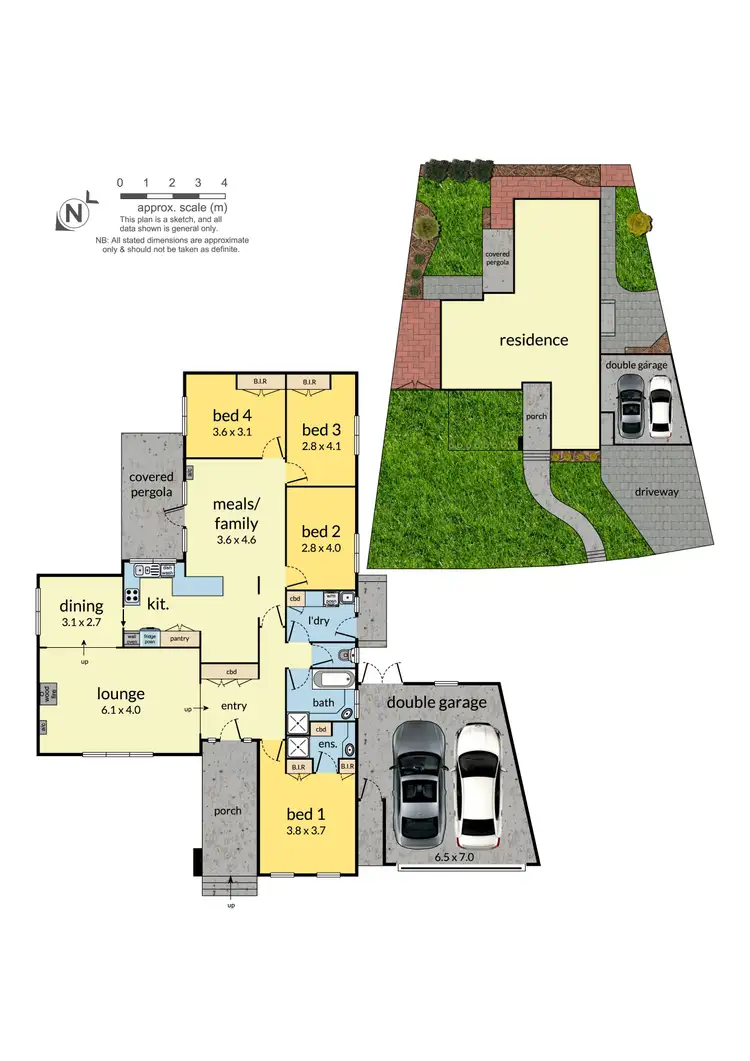 Floorplan of Homely house listing, 4 Mansfield Avenue, Mulgrave VIC 3170