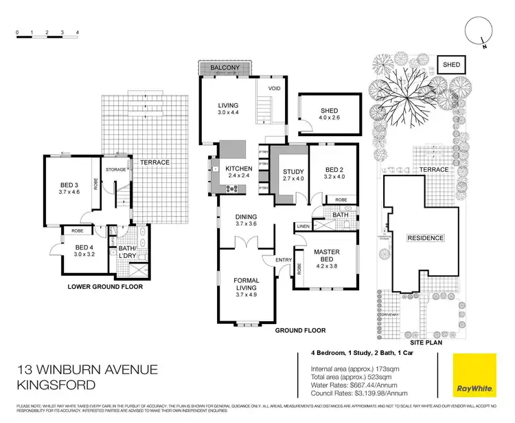 Floorplan of Homely house listing, 13 Winburn Avenue, Kingsford NSW 2032