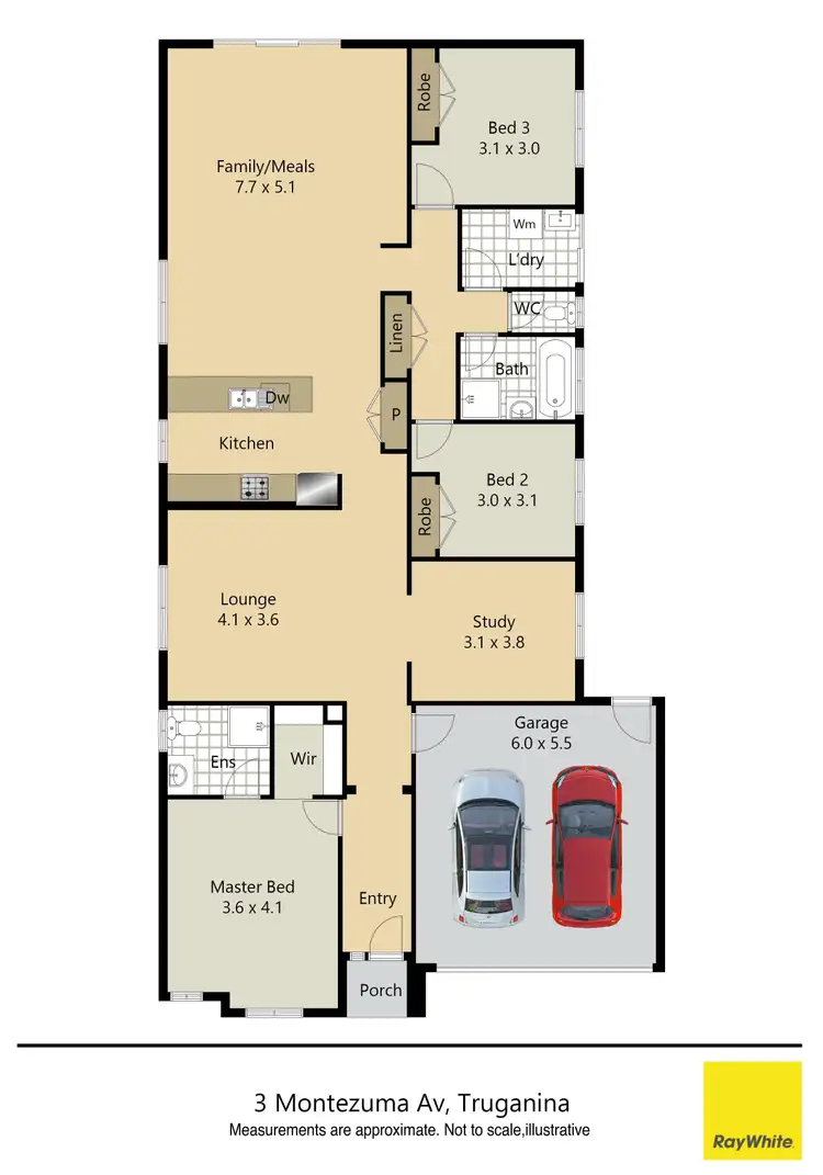 Floorplan of Homely house listing, 3 Montezuma Avenue, Truganina VIC 3029