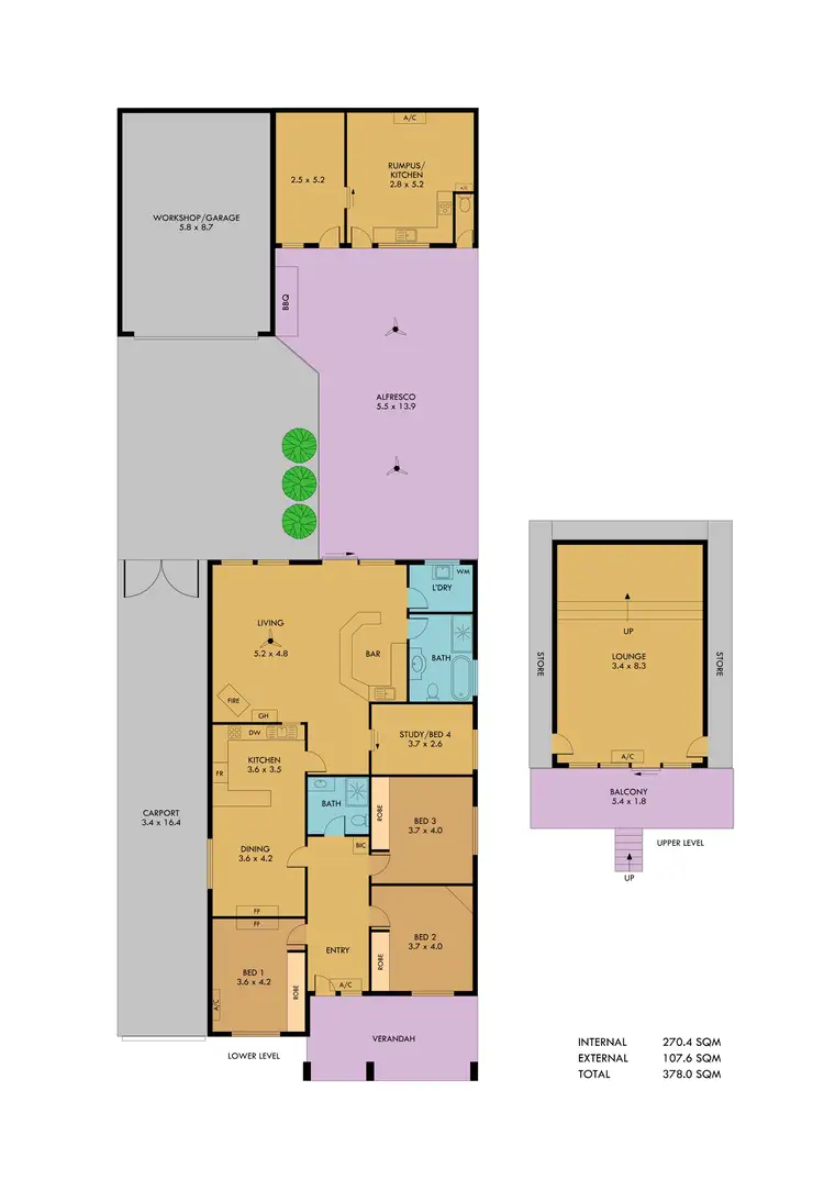 Floorplan of Homely house listing, 24 Aroona Road, West Croydon SA 5008