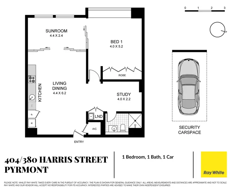 Floorplan of Homely apartment listing, 404/380 Harris Street, Pyrmont NSW 2009