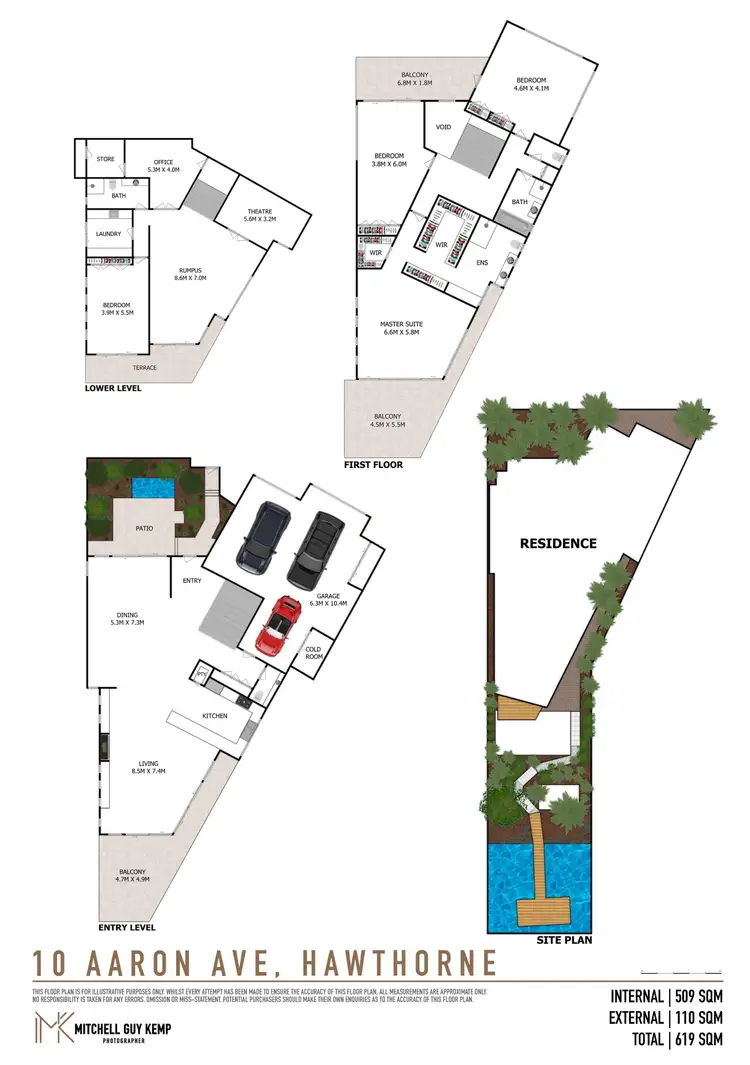 Floorplan of Homely house listing, 10 Aaron Avenue, Hawthorne QLD 4171