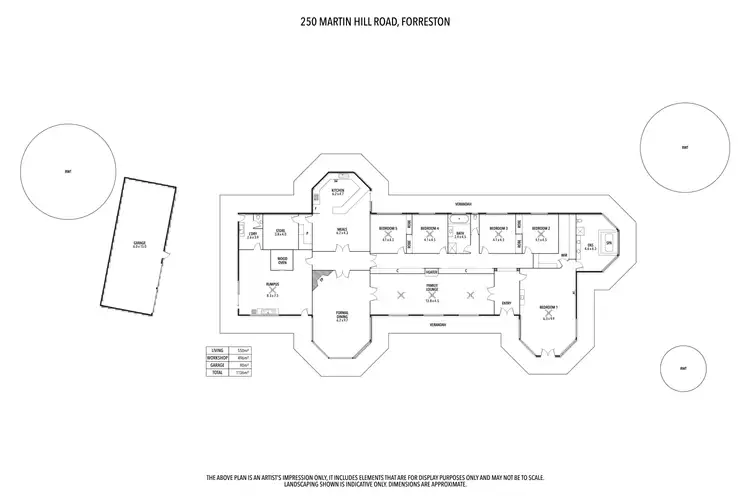 Floorplan of Homely rural property listing, 250 Martin Hill Road, Forreston SA 5233