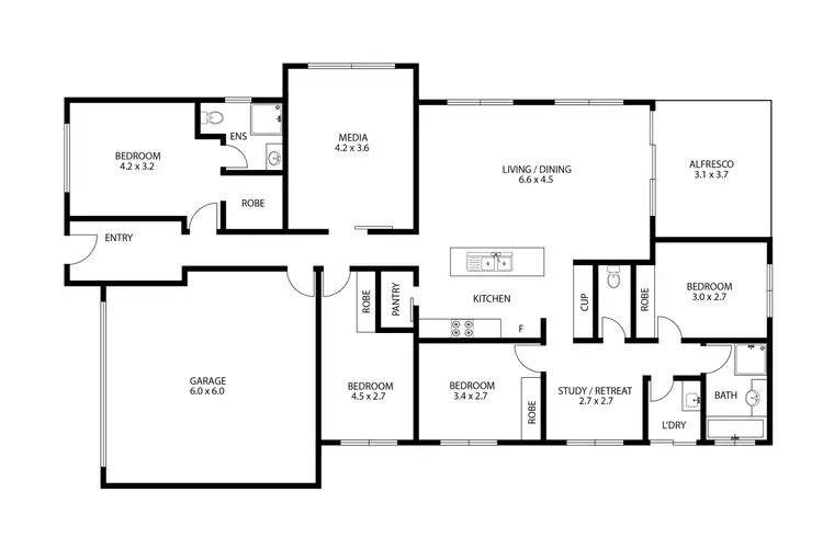 Floorplan of Homely house listing, 31 Ruby Street, Kingsthorpe QLD 4400