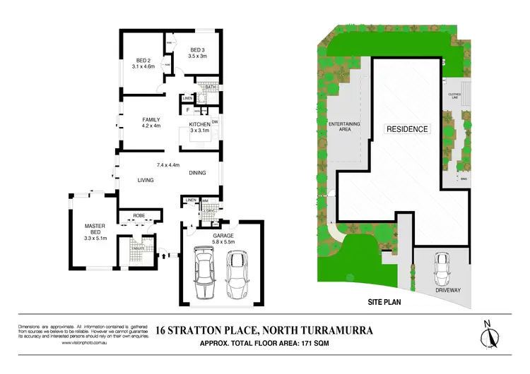 Floorplan of Homely house listing, 16 Stratton Place, Turramurra NSW 2074
