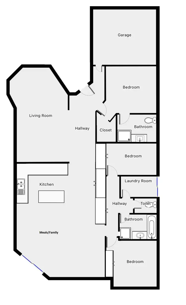 Floorplan of Homely house listing, 11 Canterbury Drive, Mildura VIC 3500