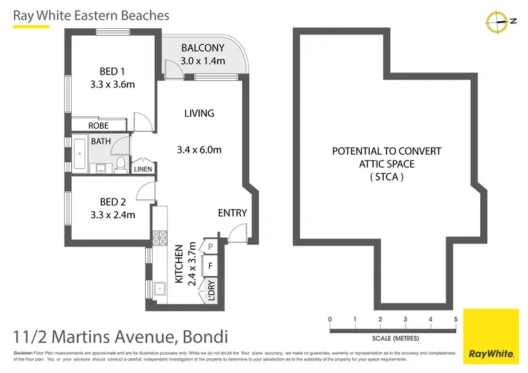 Floorplan of Homely apartment listing, 11/2 Martins Avenue, Bondi NSW 2026