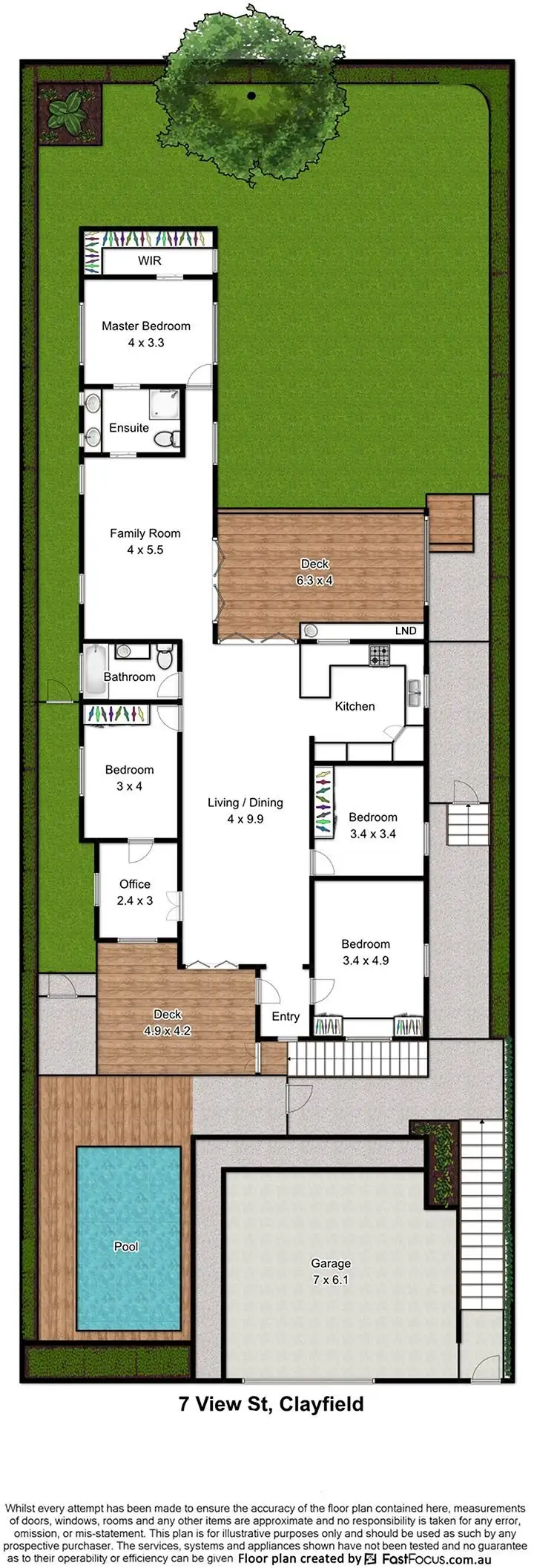 Floorplan of Homely house listing, 7 View Street, Wooloowin QLD 4030