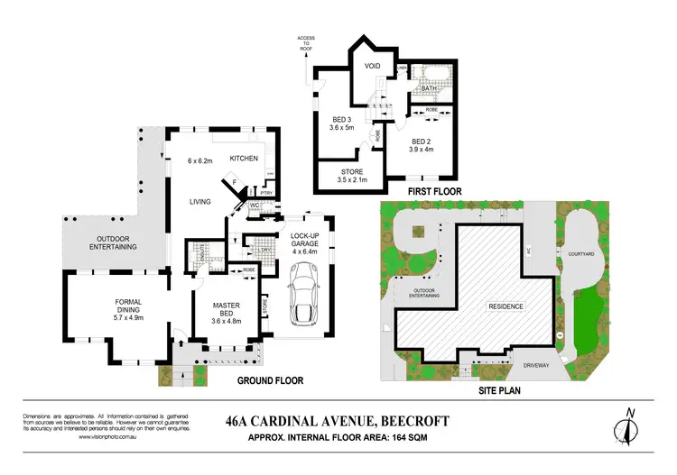 Floorplan of Homely house listing, 46a Cardinal Avenue, Beecroft NSW 2119