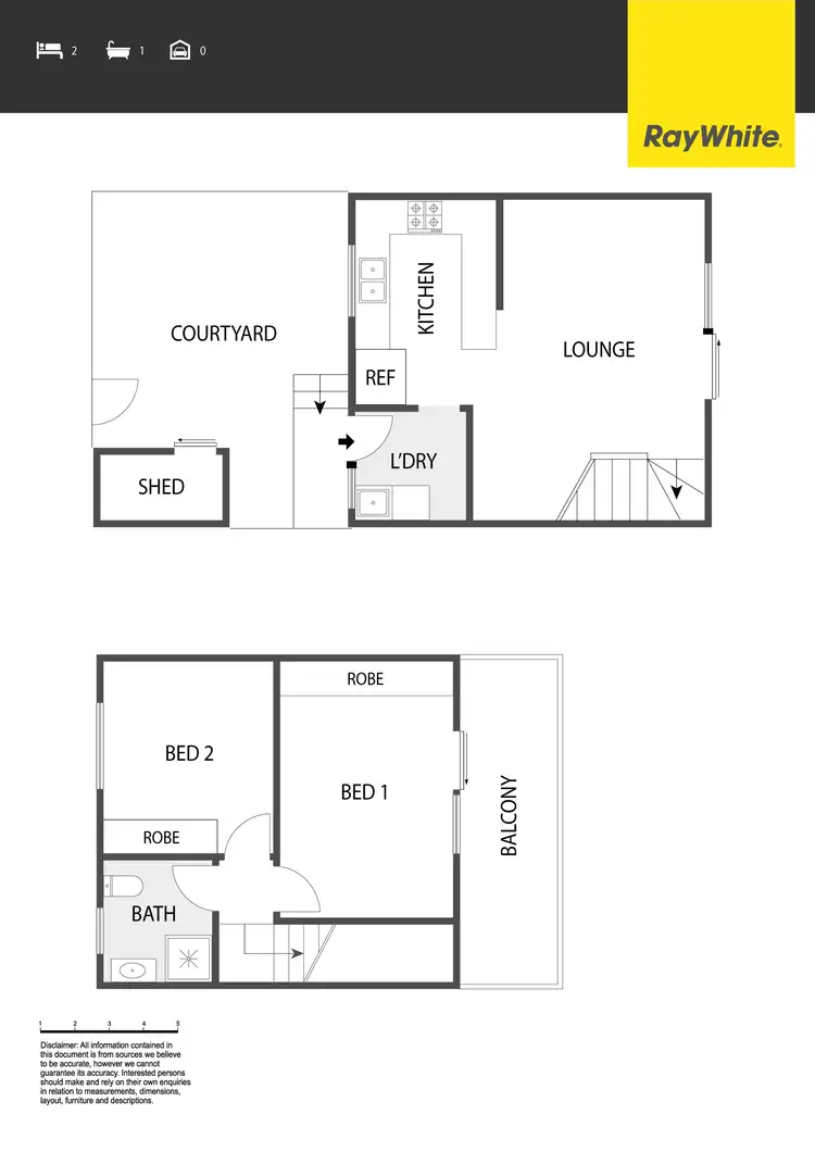 Floorplan of Homely townhouse listing, 5/6 Yarrow Street, Queanbeyan East NSW 2620