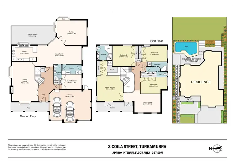 Floorplan of Homely house listing, 3 Coila Street, Turramurra NSW 2074