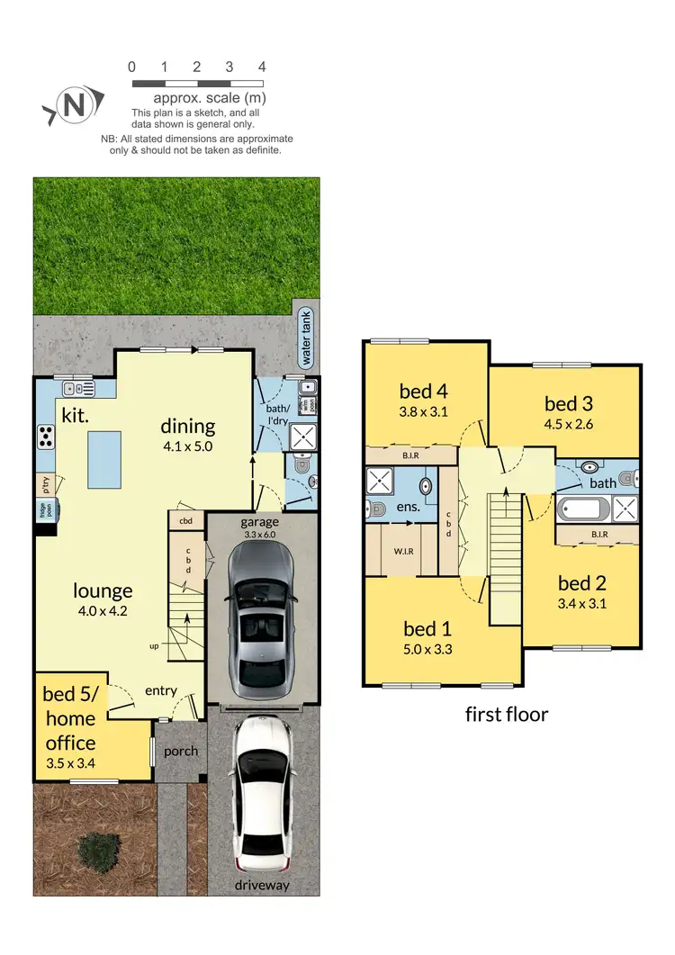 Floorplan of Homely townhouse listing, 1B Tennyson Avenue, Clayton South VIC 3169