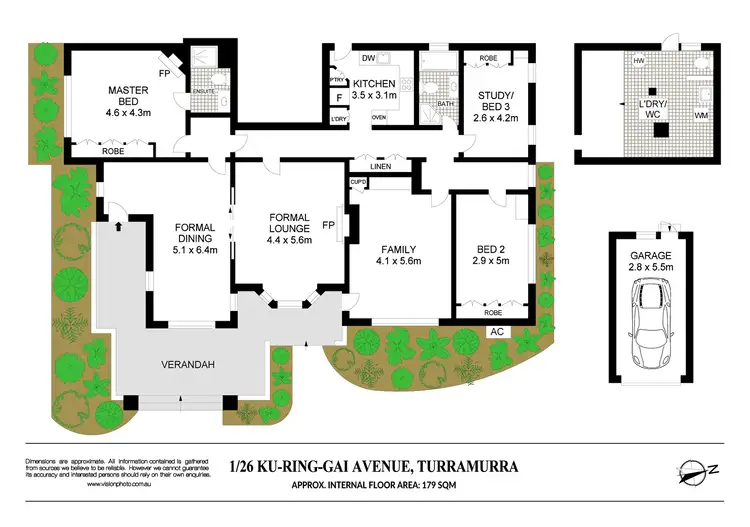 Floorplan of Homely apartment listing, 1/26 Ku-Ring-Gai Avenue, Turramurra NSW 2074