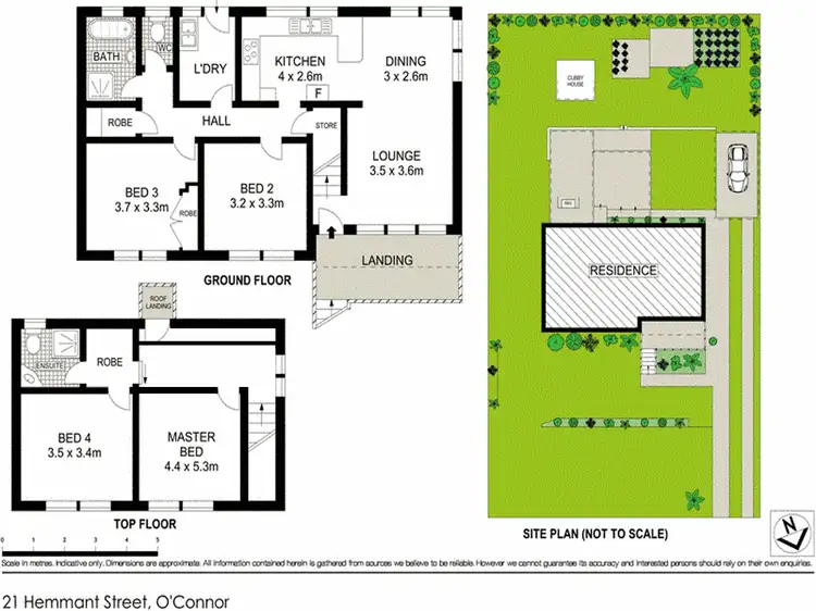 Floorplan of Homely house listing, 21 Hemmant Street, O'connor ACT 2602